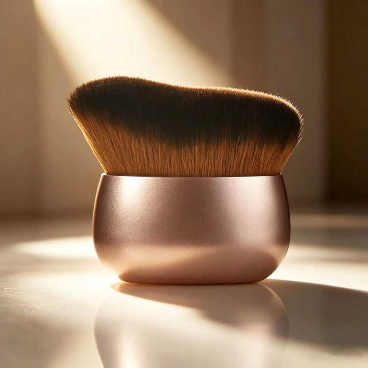 New Oval-Shaped Facial Makeup Brushes for Applying Blush, Foundation and Contour, Large-Sized Makeup Brush