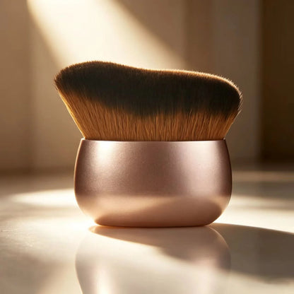 New Oval-Shaped Facial Makeup Brushes for Applying Blush, Foundation and Contour, Large-Sized Makeup Brush