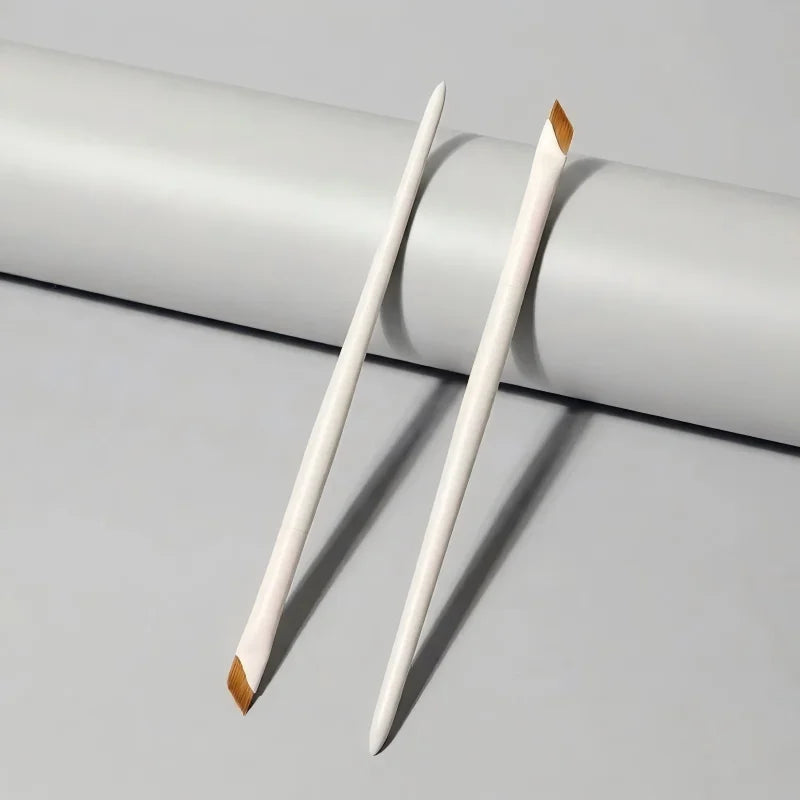 Upgrade Blade Eyeliner Brush Ultra Thin Fine Angle Flat Eyebrow Brush Under The Eye Makeup Brushes Precise Detail Brush white