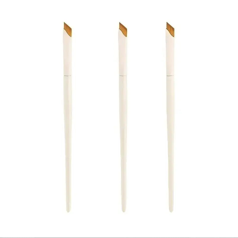Upgrade Blade Eyeliner Brush Ultra Thin Fine Angle Flat Eyebrow Brush Under The Eye Makeup Brushes Precise Detail Brush white