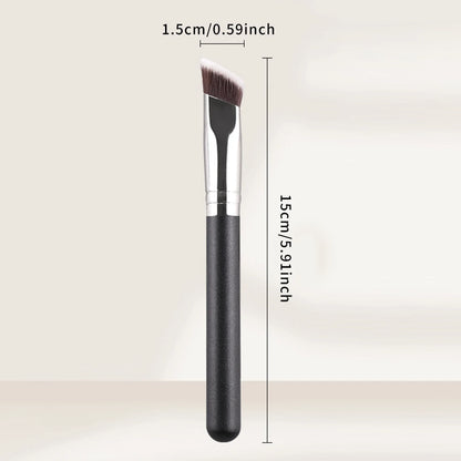 Angled Liquid Powder Contour Makeup Brushes Cream Blush Liquid Foundation Blending Brush Angled Professional Beauty Tools