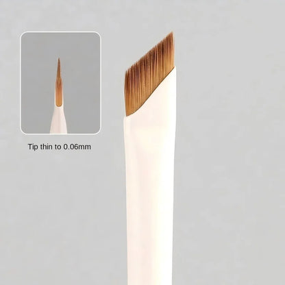 Upgrade Blade Eyeliner Brush Ultra Thin Fine Angle Flat Eyebrow Brush Under The Eye Makeup Brushes Precise Detail Brush white