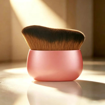 New Oval-Shaped Facial Makeup Brushes for Applying Blush, Foundation and Contour, Large-Sized Makeup Brush