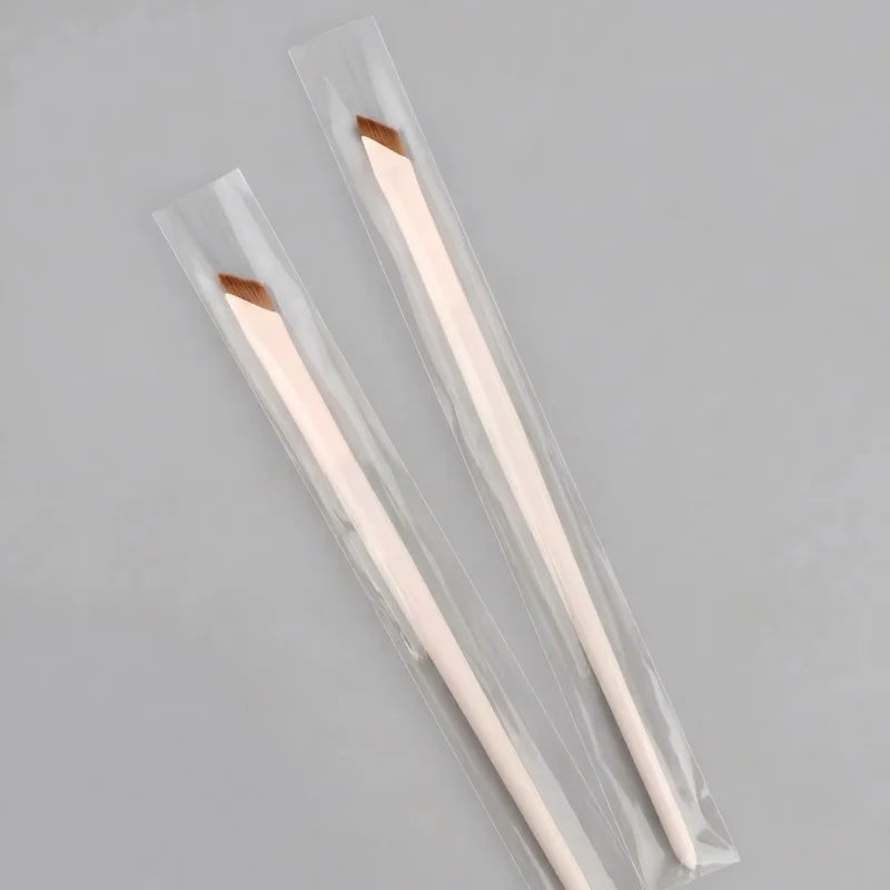 Upgrade Blade Eyeliner Brush Ultra Thin Fine Angle Flat Eyebrow Brush Under The Eye Makeup Brushes Precise Detail Brush white
